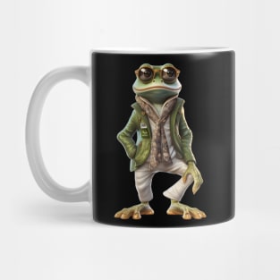 Froggy Fashionista Funny Frog Lovers Gift Mug